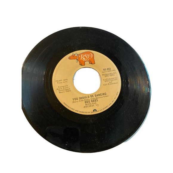 Vintage 7” vinyl record 45 RPM bee gees subway you should be dancing - Picture 1 of 4